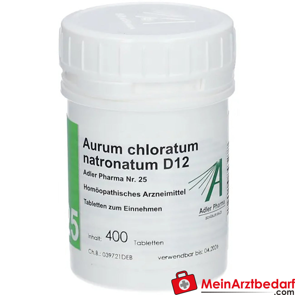 Adler Pharma Aurum chloratum D12 Biochemie nach Dr. Schüßler Nr. 25.