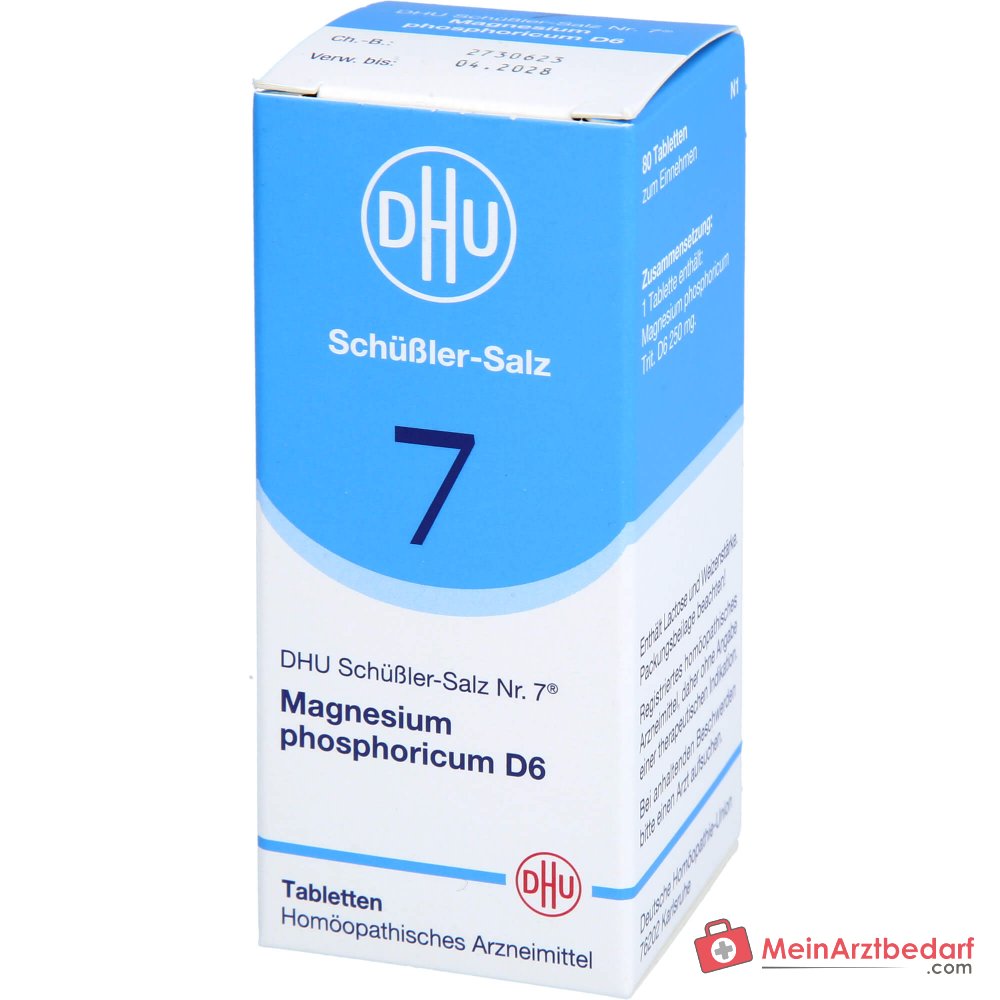 DHU Schuessler zout nr. 7 Magnesium phosphoricum D6 homeopathisch geneesmiddel