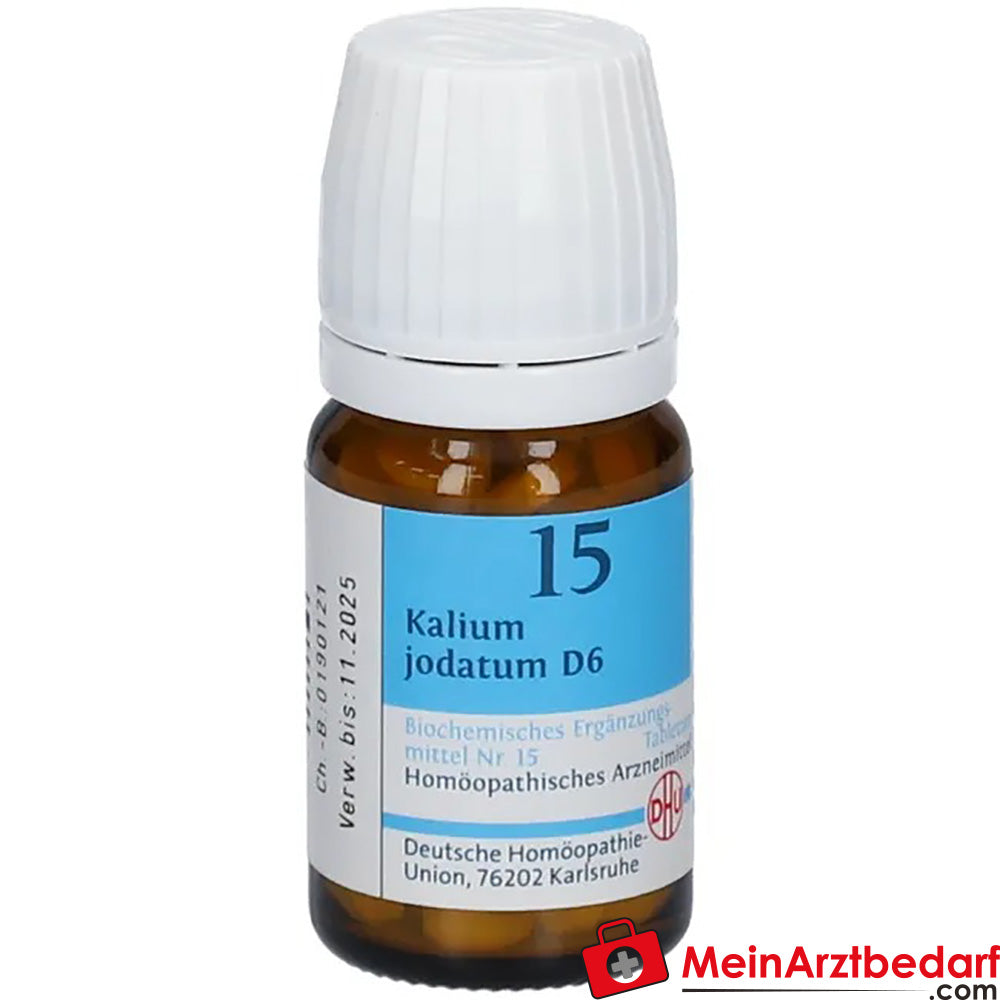 DHU Biochemie 15 Kalium jodatum D6.