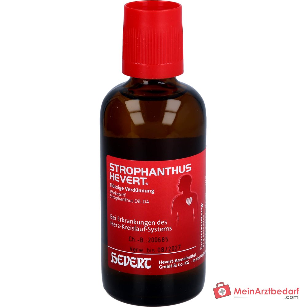 Hevert Strophanthus gratus D4 Druppels, 100 ml