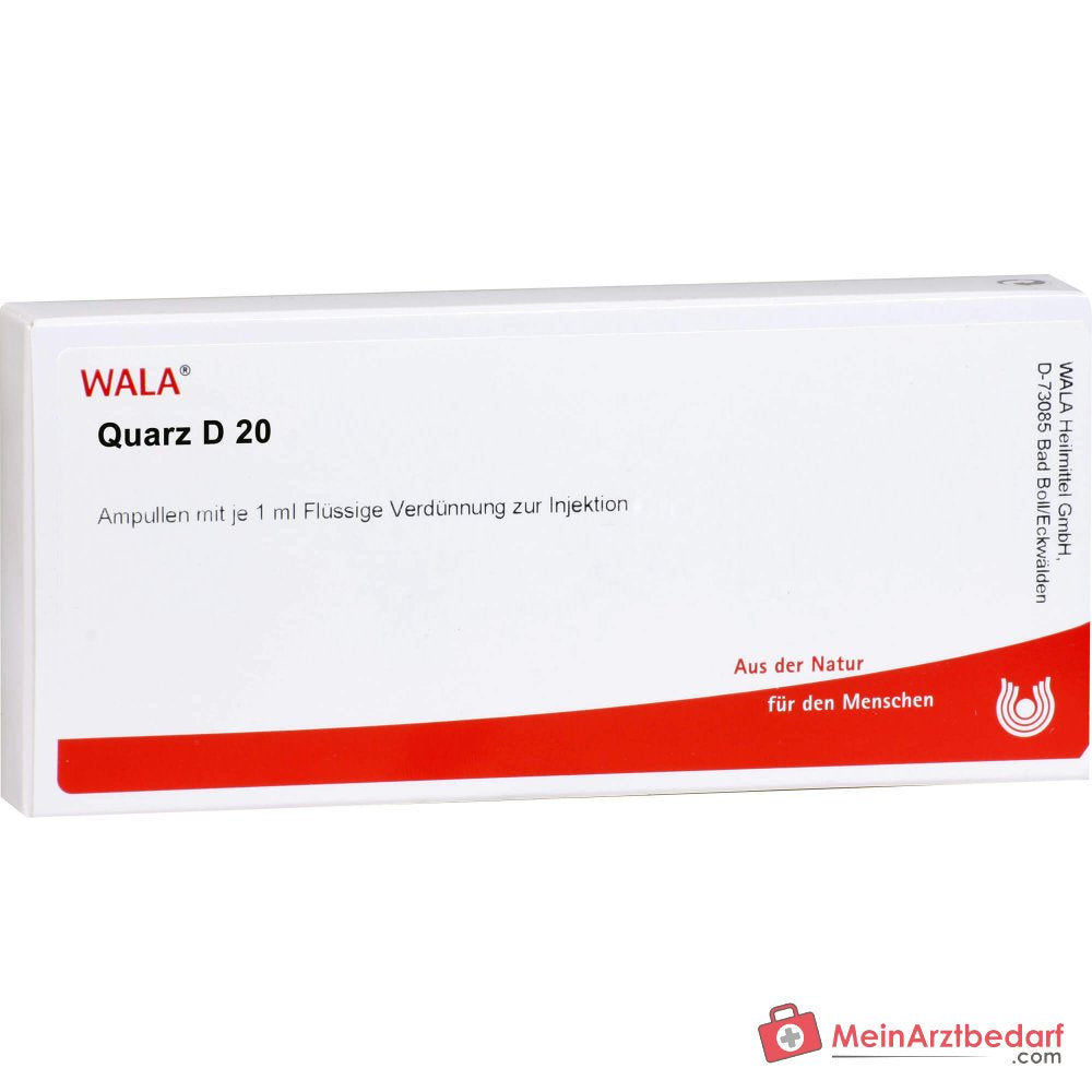 WALA Kwart D20 Kwart aquosum ampullen, 10 x 1 ml