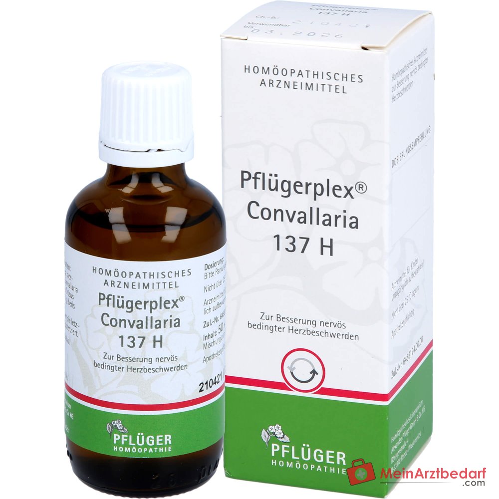 Pflügerplex Convallaria 137 H gouttes médicament homéopathique avec Convallaria majalis D3