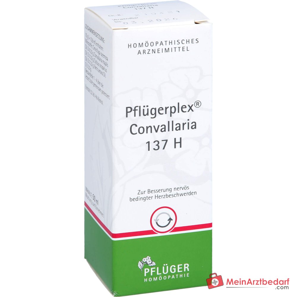 Pflügerplex Convallaria 137 H gouttes médicament homéopathique avec Convallaria majalis D3