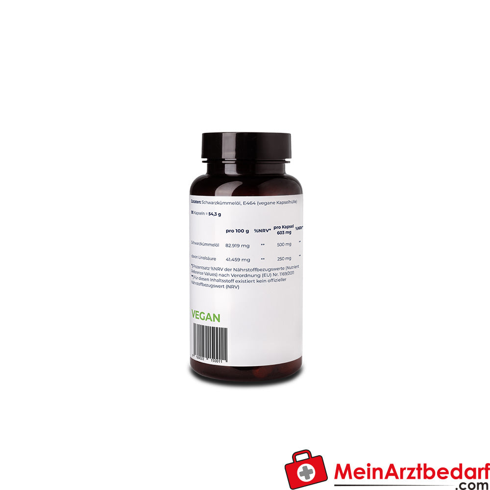 Good Day Sunshine Schwarzkümmelöl Mono-Kapseln – Natürliche Unterstützung für Fettstoffwechsel und Cholesterinbewusstsein (90 Stück)