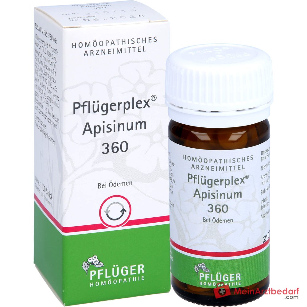 Pflügerplex Apisinum 360 Apisinum / Apocynum cannabinum / Crataegus / Liatris spicata / Prunus spinosa / Strophanthus gratus tabletten, 100 st.