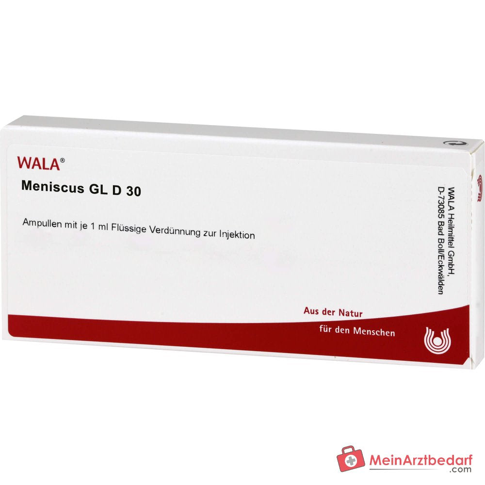 WALA Meniscus Gl D30 Ampullen, 10 x 1 ml