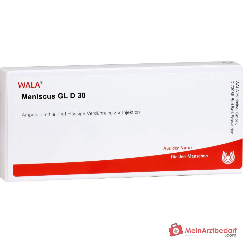WALA Meniscus Gl D30 Ampullen, 10 x 1 ml