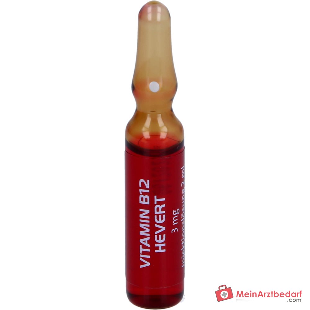 Hevert Vitamina B12 più Acido Folico soluzione iniettabile, 2 x 10 fiale