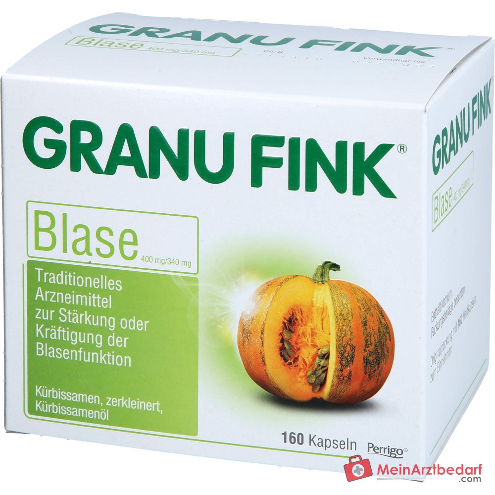 Granu Fink Blase Kürbissamen / Kürbissamenöl Hartkapseln, 100 St.