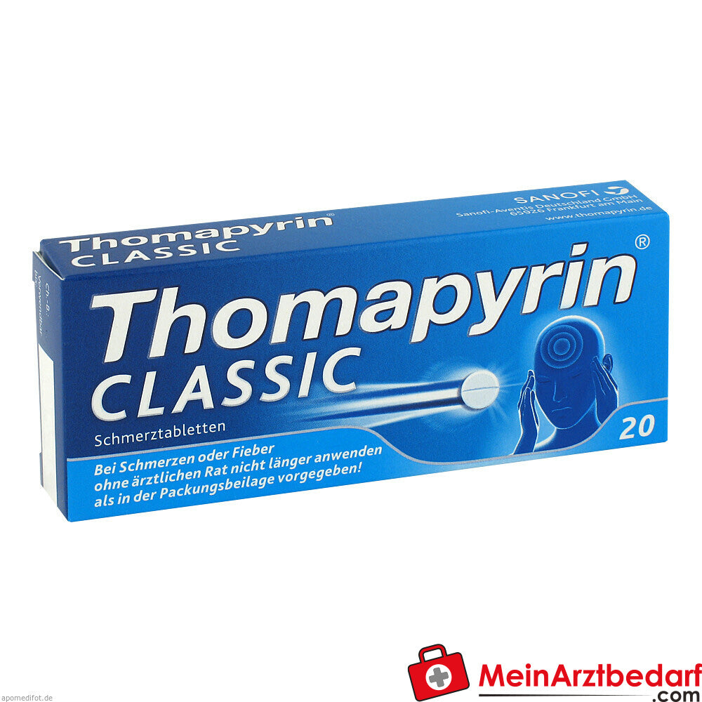 Thomapyrin CLASSIC Schmerztabletten.