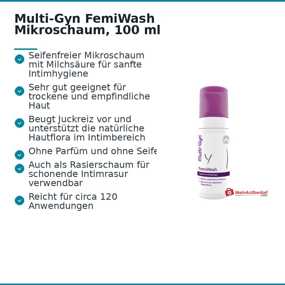 Multi-Gyn FemiWash Mikroschaum, 100 ml