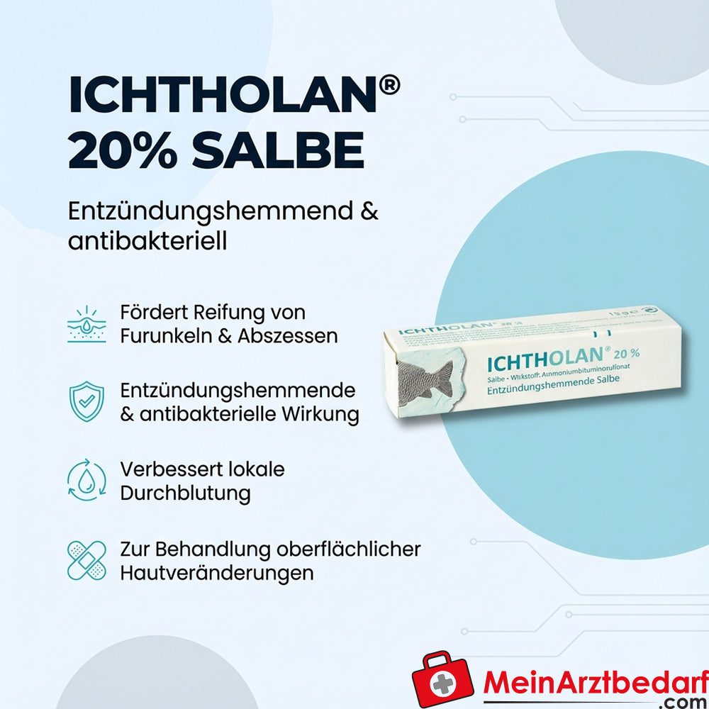 Ichtholan 20% pommade bituminosulfonate d'ammonium