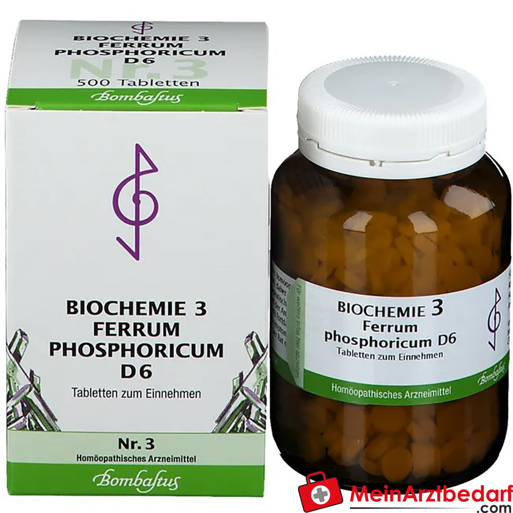 Bombastus Biochemie Ferrum phosphoricum D6 250 mg tabletten
