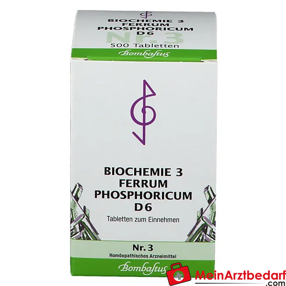 Bombastus Biochemie Ferrum phosphoricum D6 250 mg tabletten