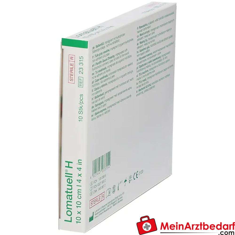 Lomatuell® H 10 cm x 10 cm steril, 10 St..