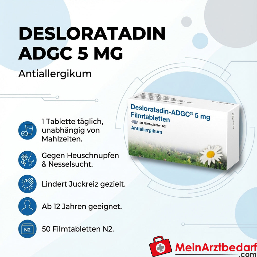 Desloratadin ADGC 5 mg Tabletten