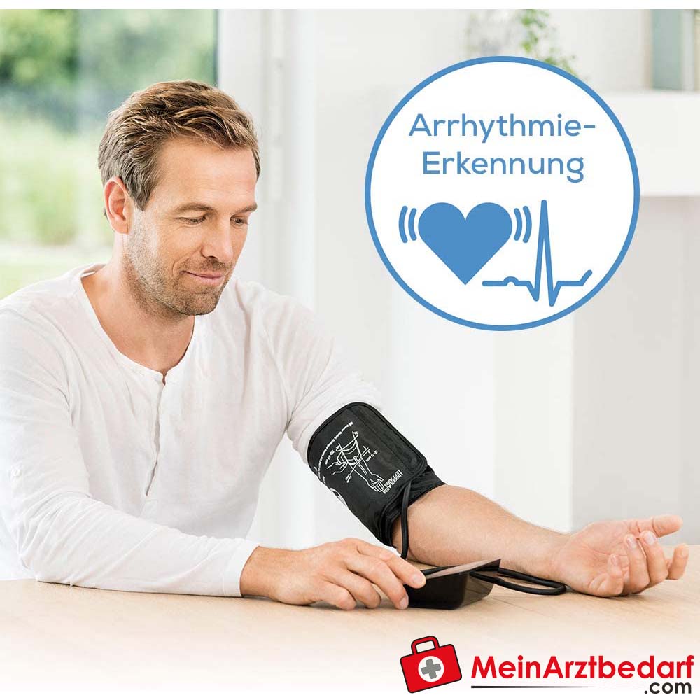 Beurer BM 54 Bluetooth-Oberarm-Blutdruckmessgerät.