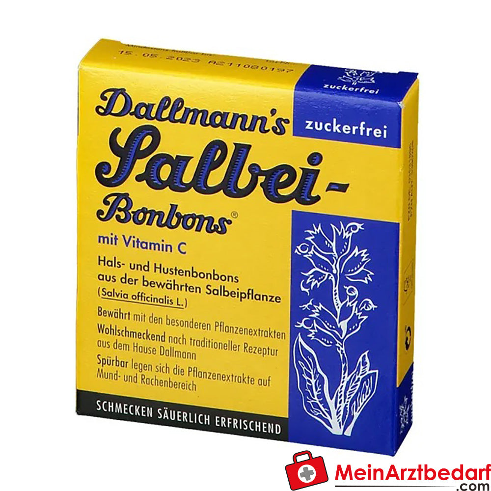 DALLMANNS® Salbeibonbons zuckerfrei, 20 St..