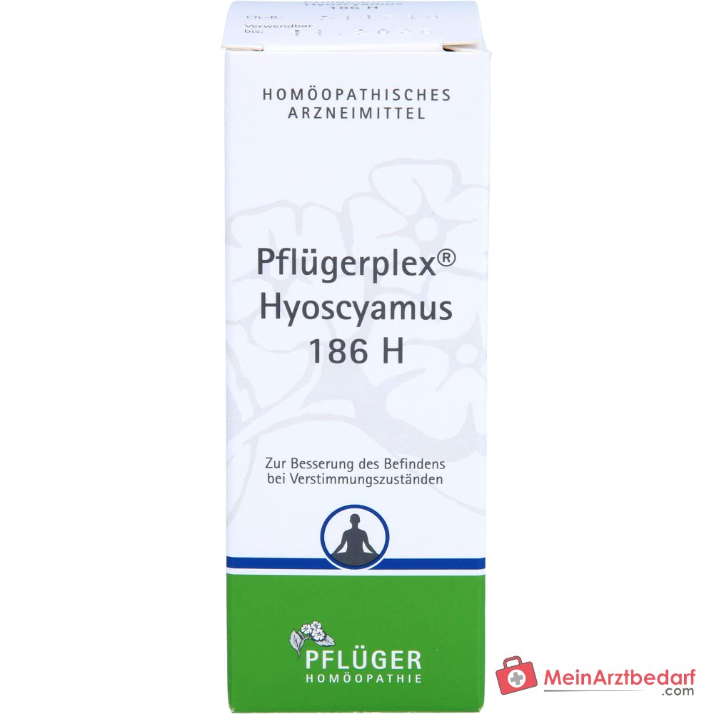 Pflügerplex Hyoscyamus 186 H médicament homéopathique, granules