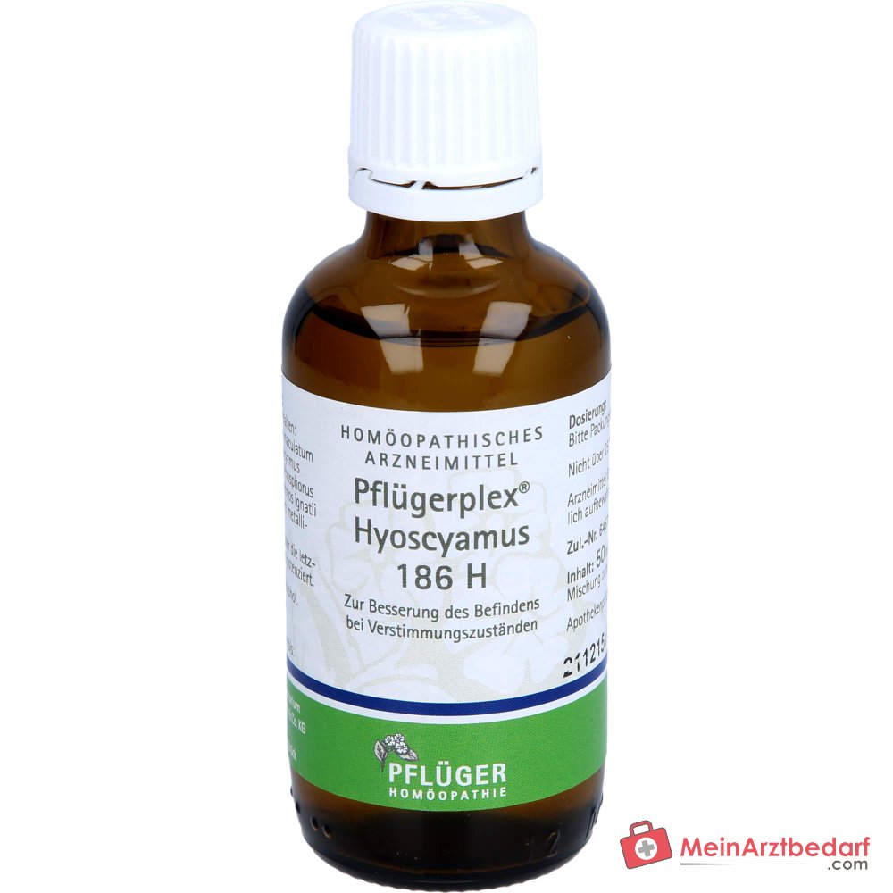 Pflügerplex Hyoscyamus 186 H médicament homéopathique, granules