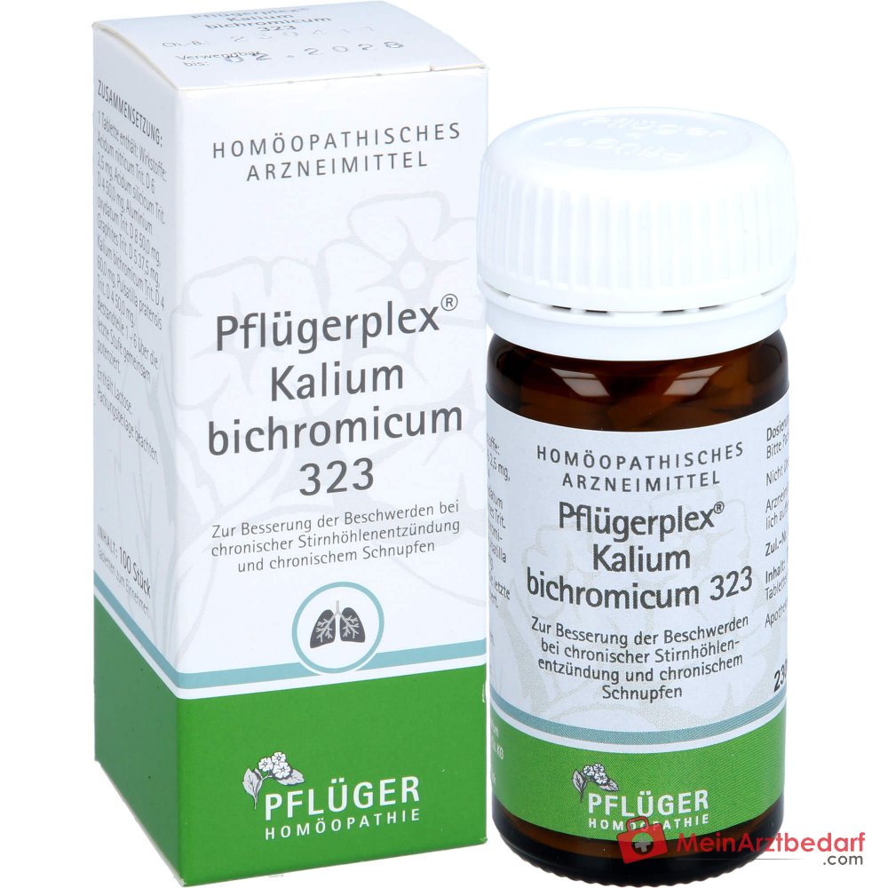 Pflügerplex Kalium bichromicum 323 homeopathisch geneesmiddel voor chronische sinusitis en chronische rhinitis