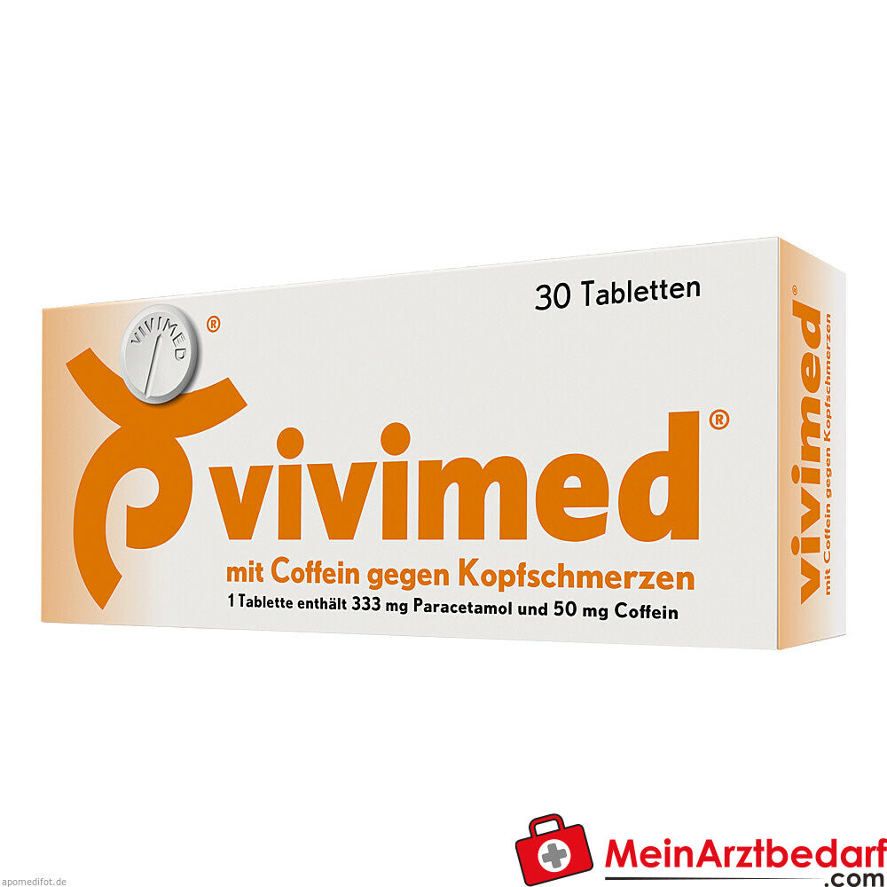 Vivimed mit Coffein gegen Kopfschmerzen.