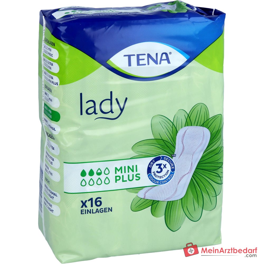 TENA Lady Mini Plus incontinentieverbanden 160 stuks (10×16)