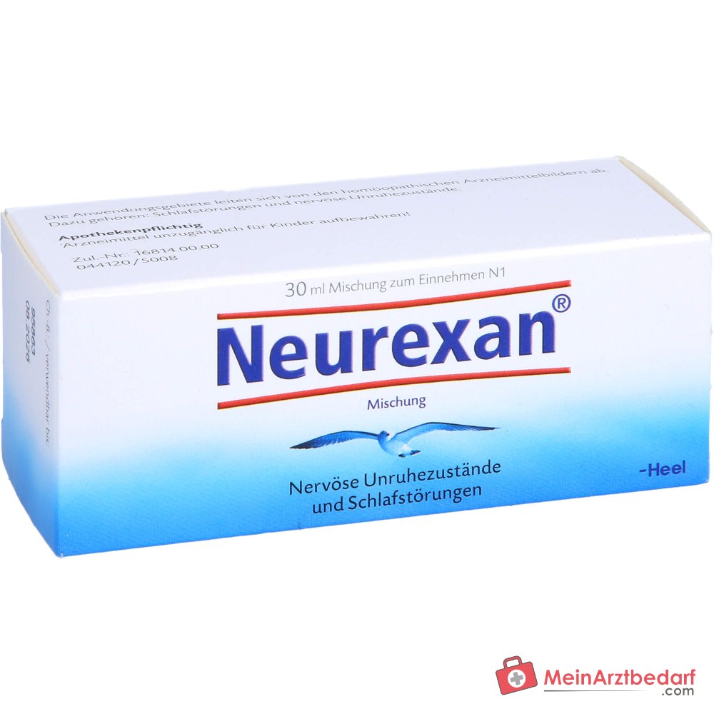Krople Neurexan, lek homeopatyczny na zaburzenia snu i nerwowy niepokój, 100 ml