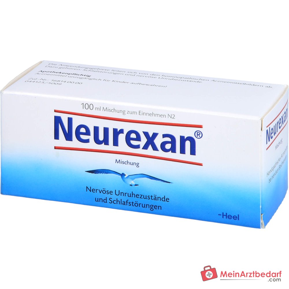Krople Neurexan, lek homeopatyczny na zaburzenia snu i nerwowy niepokój, 100 ml