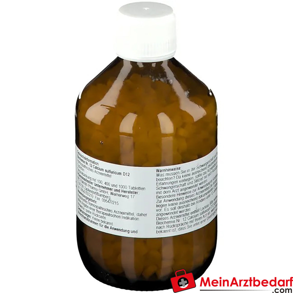 Biochemie 12 Calcium sulfuricum D 12 Tabletten.