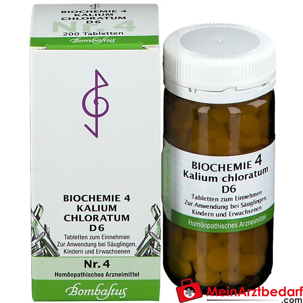 Bombastus Biochimica Potassio chloratum D6 250 mg compresse omeopatiche