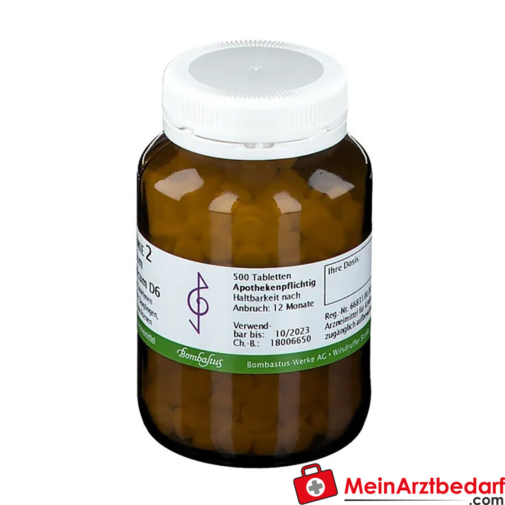 Bombastus Biochemie Calcium phosphoricum D6 250 mg Tabletten