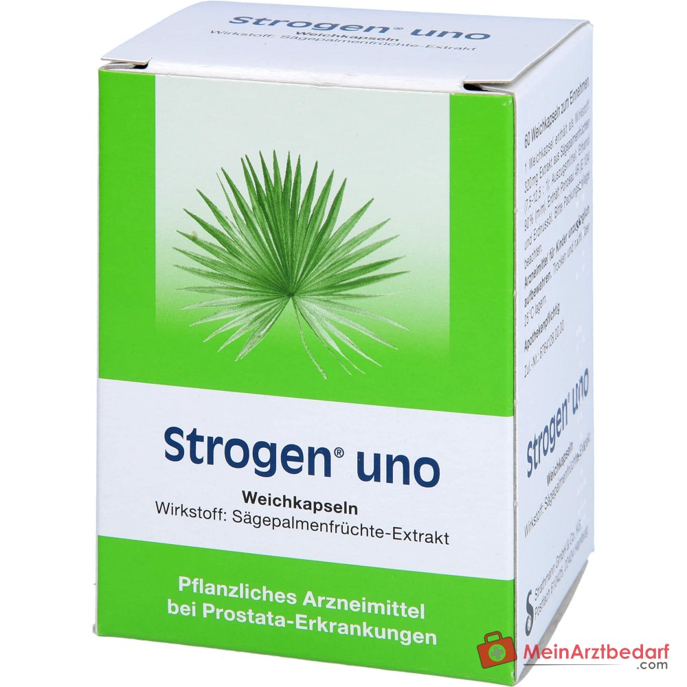 Strathmann Strogen uno Sägepalmenfrucht-Dickextrakt Weichkapseln, 60 St.