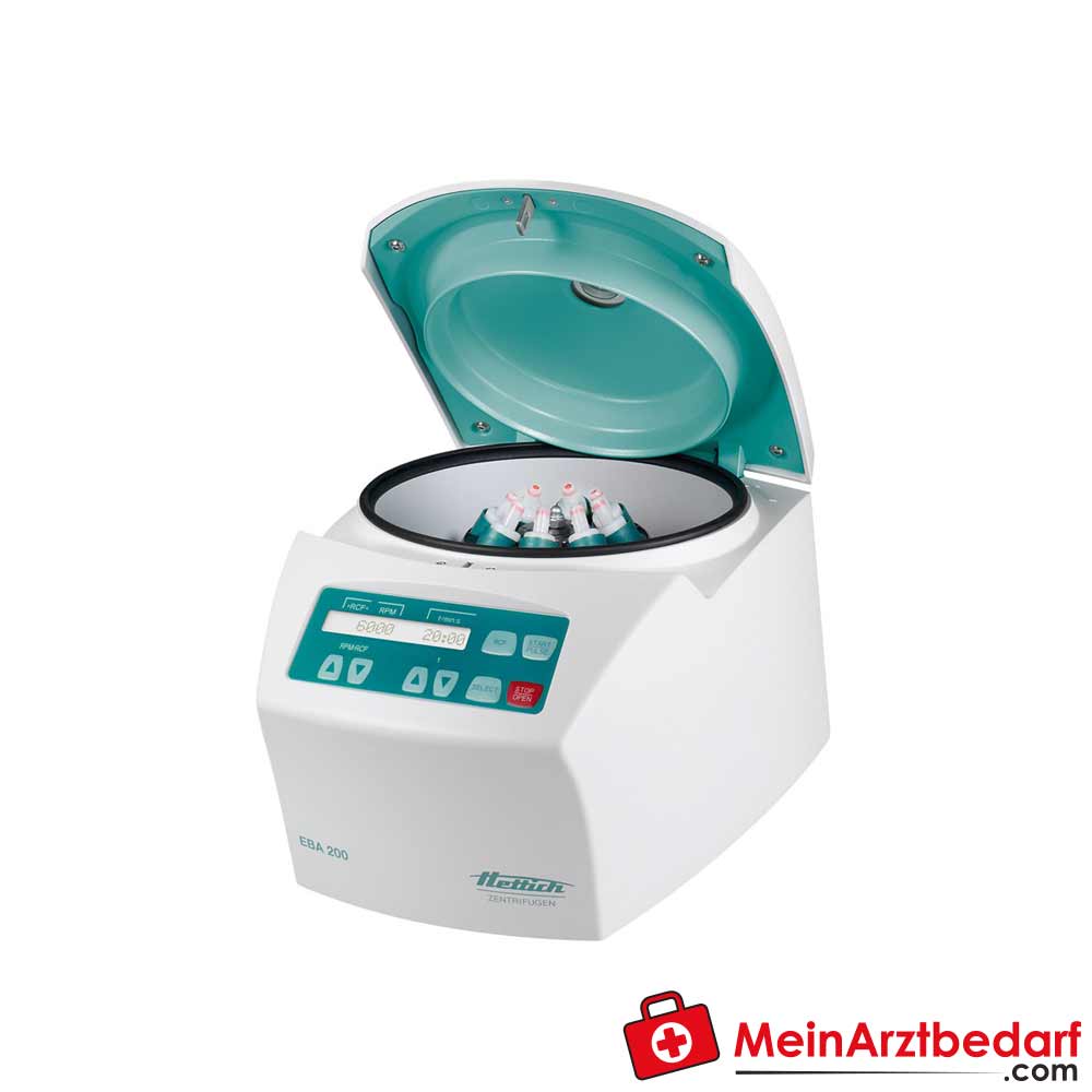 Hettich EBA 200 Kleinzentrifuge mit IVDR Zulassung.