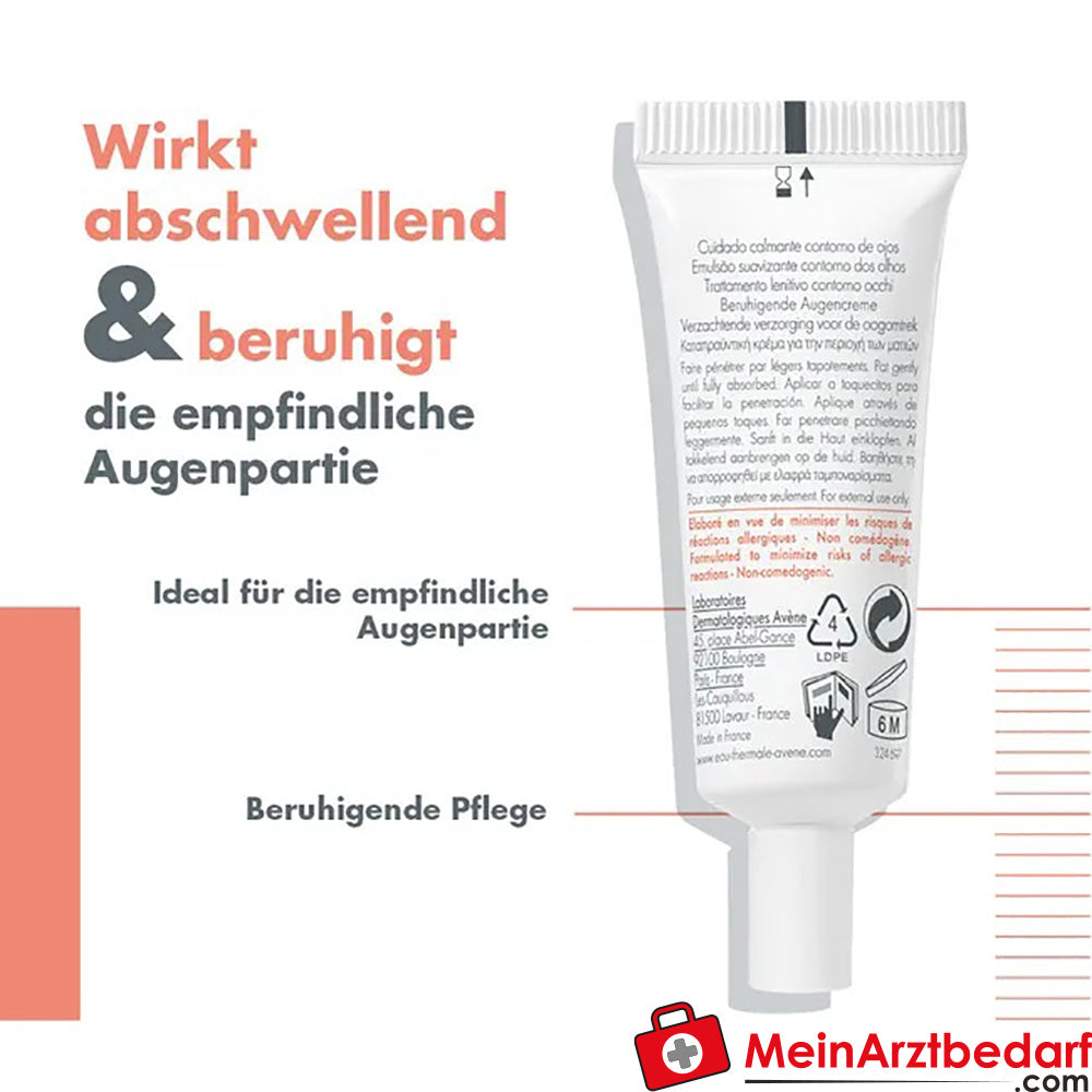 Avène Beruhigende Augencreme| für die empfindliche Augenpartie, 10ml.
