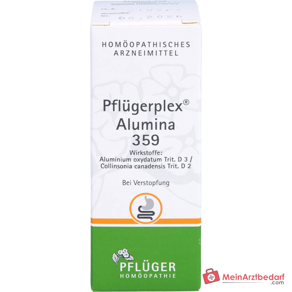 Pflüger Pflügerplex Alumina 359 Aluminium oxydatum / Collinsonia canadensis comprimés, 100 pcs.