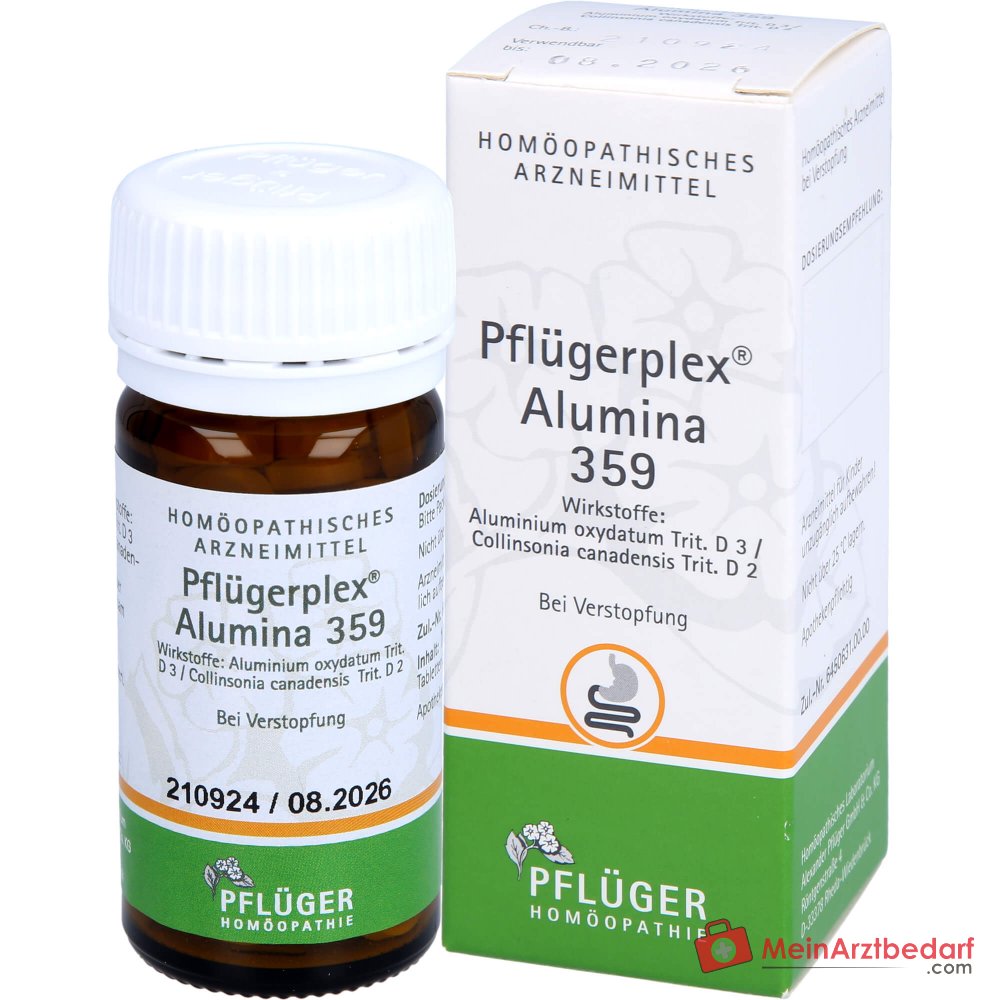 Pflüger Pflügerplex Alumina 359 Aluminium oxydatum / Collinsonia canadensis comprimés, 100 pcs.