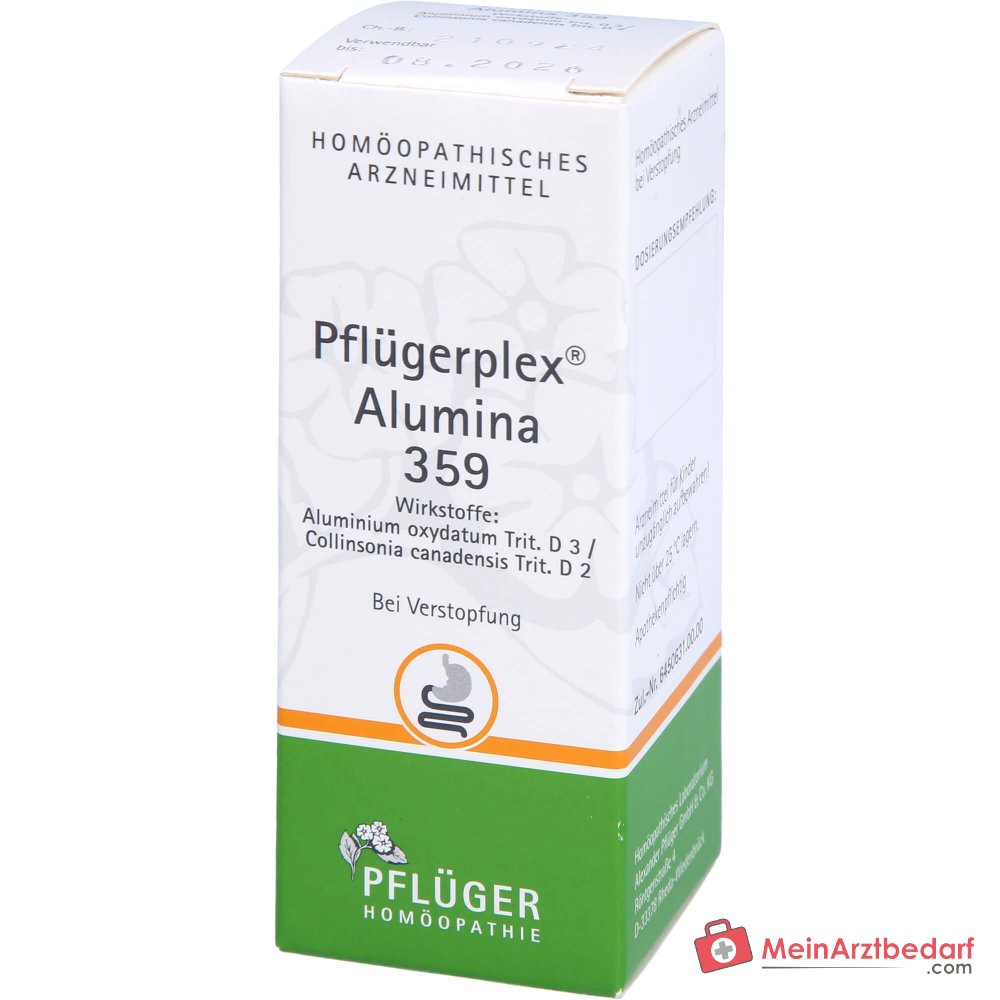 Pflüger Pflügerplex Alumina 359 Aluminium oxydatum / Collinsonia canadensis Tabletten, 100 St.