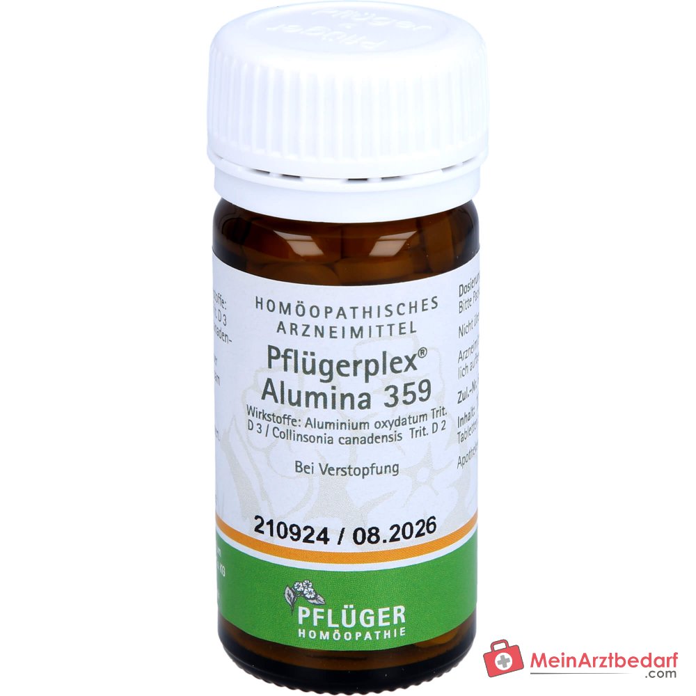 Pflüger Pflügerplex Alumina 359 Aluminium oxydatum / Collinsonia canadensis Tabletten, 100 St.