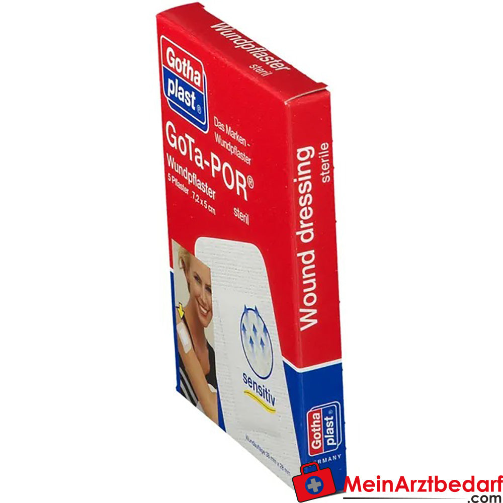 GoTa-POR® Wundpflaster steril 5 cm x 7,2 cm, 5 St..