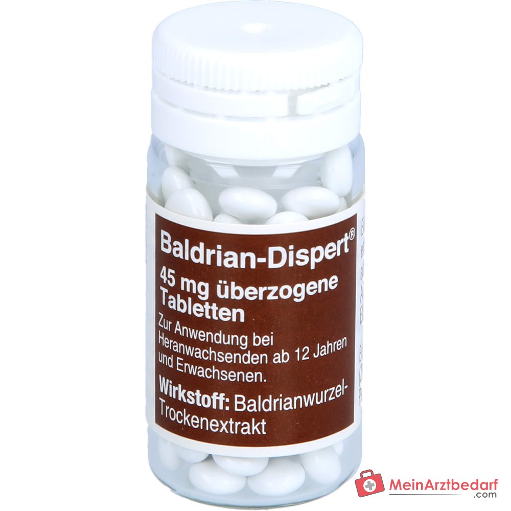 Baldrian Dispert 45 mg überzogene Tabletten, 100 Stk.