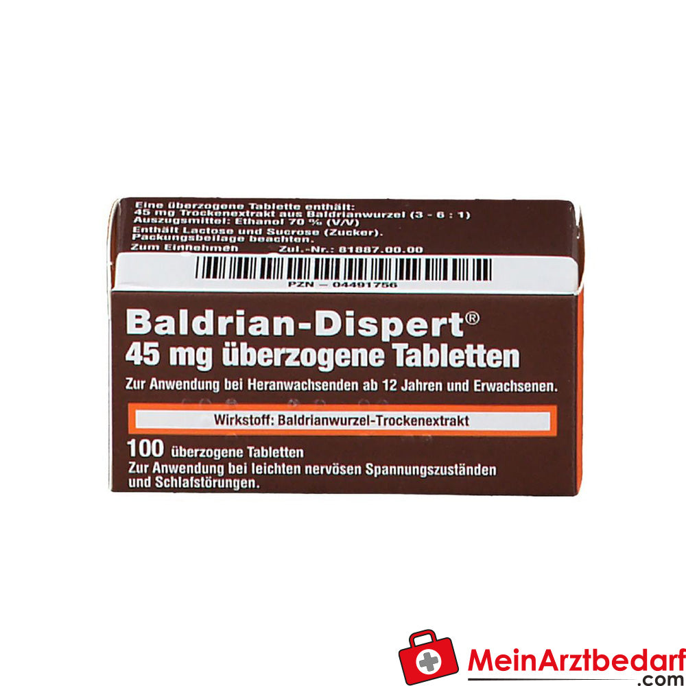 Baldrian-Dispert 45mg.
