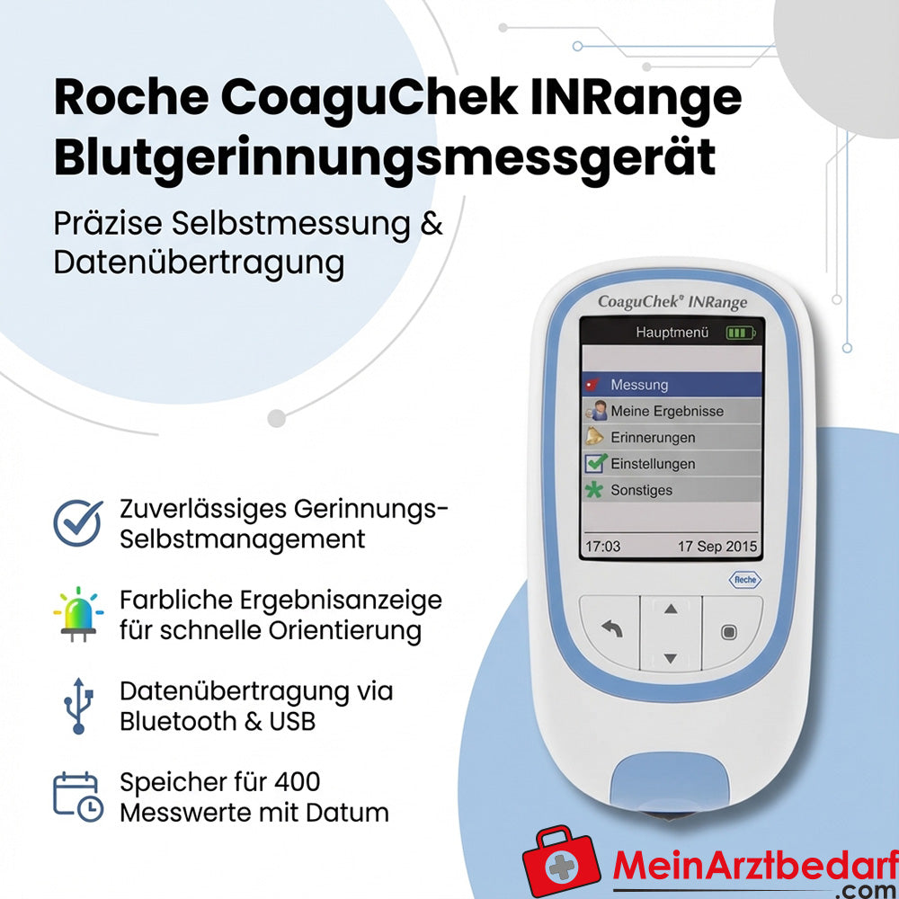 Analizator krzepliwości krwi CoaguChek INRange z torbą systemową