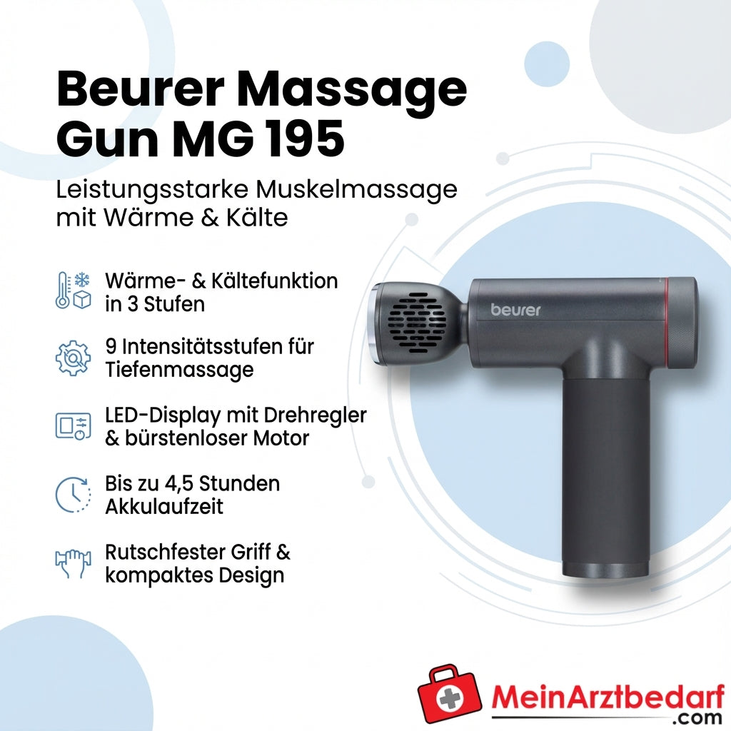 Beurer MG 195 Massage Gun HOT & COLD