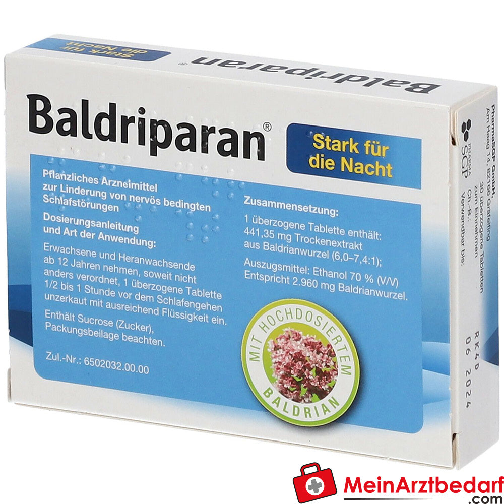 Baldriparan Stark für die Nacht.