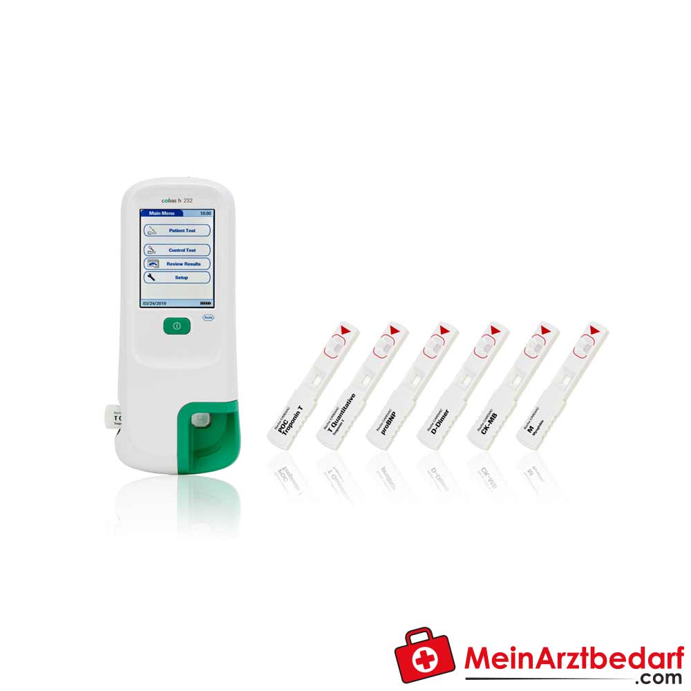 Roche CARDIAC quantitative Tests für cobas h 232 Messgerät.