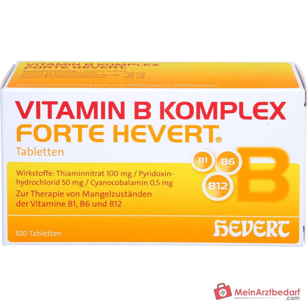 Forte Hevert Vitamine B Complexe, 100 pièces
