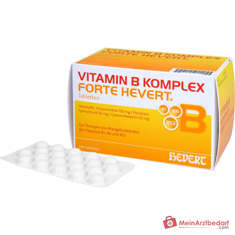 Forte Hevert Complexe de Vitamine B, 200 pièces