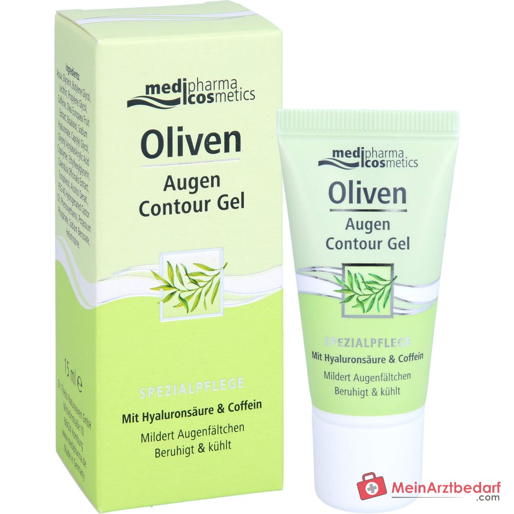 medipharma cosmetics Olivenöl Augen Contour Gel, 15 ml