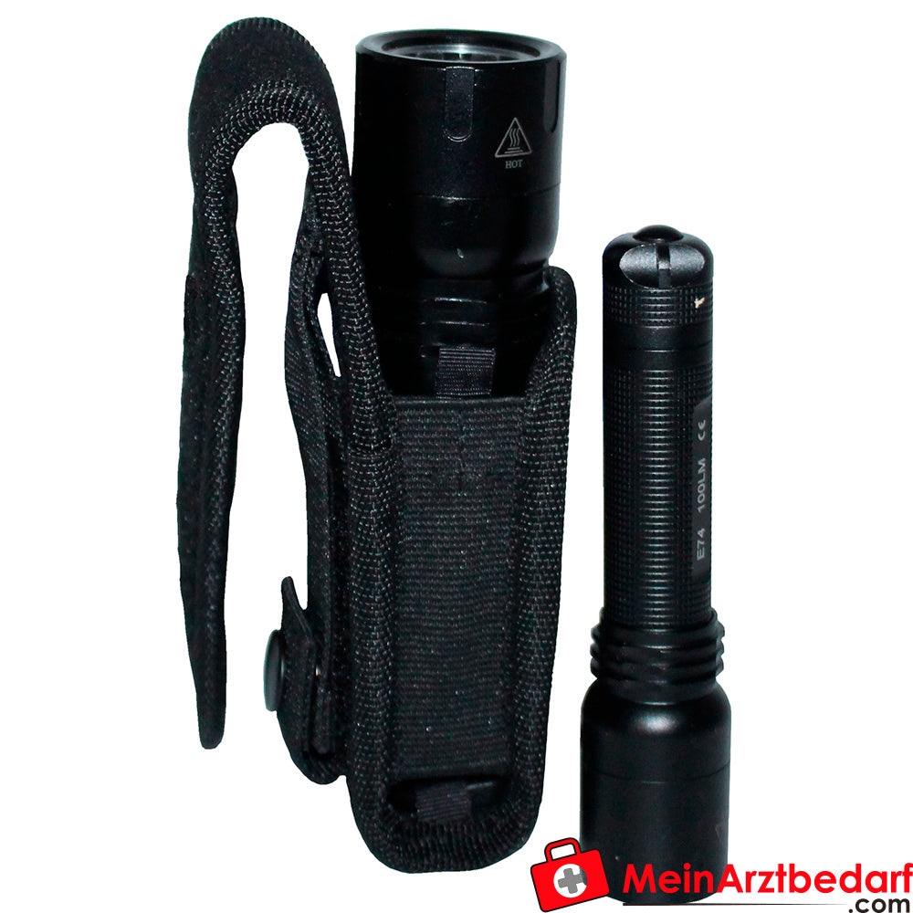TEE-UU LED Taschenlampen-Holster - schwarz.